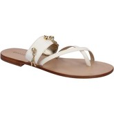 Eddy Daniele  sandals leather aw453  women's Sandals in White