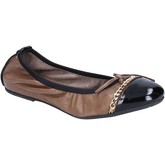 Crown  ballet flats leather BX641  women's Shoes (Pumps / Ballerinas) in Beige