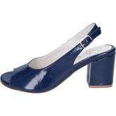 Adriana Del Nista  Sandals Patent leather  women's Sandals in Blue