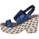 Sara Lopez  sandals Glitter textile BS147  women's Sandals in Blue
