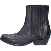 Moma  Ankle boots Leather  women's Low Ankle Boots in Black