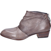 Moma  Ankle boots Leather  women's Low Ankle Boots in Grey