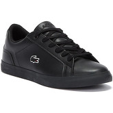 Lacoste  Lerond BL 21 1 Junior Black / Black Trainers  women's Shoes (Trainers) in Black