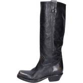 Moma  Boots Leather  women's High Boots in Black