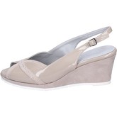 Cinzia-Soft  Sandals Patent leather Synthetic suede  women's Sandals in Beige