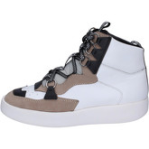 My Grey Mer  Sneakers Leather  women's Shoes (High-top Trainers) in White