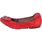Hogan  Ballet flats Suede  women's Shoes (Pumps / Ballerinas) in Red