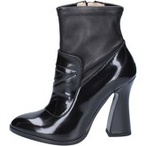 Roberto Botticelli  ankle boots leather shiny leather  women's Low Ankle Boots in Black