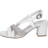Adriana Del Nista  Sandals Patent leather Strass  women's Sandals in White