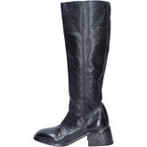 Moma  Boots Leather  women's High Boots in Black