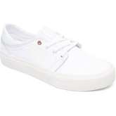 DC Shoes  White-White Trase LE Womens Low Top Shoe  women's Shoes (Trainers) in White