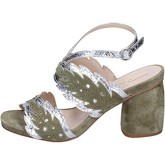 Jeannot  Sandals Suede Shiny leather  women's Sandals in Green
