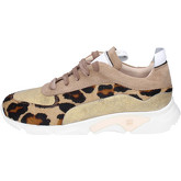 Moma  Sneakers Suede Calf hair  women's Shoes (Trainers) in Beige