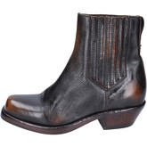 Moma  Ankle boots Leather  women's Low Ankle Boots in Brown