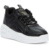 Buffalo  Flat SMPL Womens Black / White Trainers  women's Shoes (Trainers) in Black