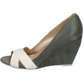 Hogan  Courts Suede Textile  women's Court Shoes in Green
