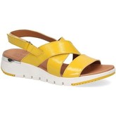 Caprice  Gravity Womens Low Wedge Sandals  women's Sandals in Yellow
