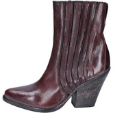 Moma  Ankle boots Leather  women's Low Ankle Boots in Brown