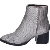 Elvio Zanon  ankle boots python leather  women's Low Ankle Boots in Silver