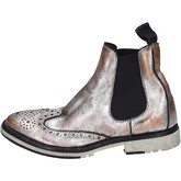 Moma  Ankle boots Leather  women's Low Ankle Boots in Silver