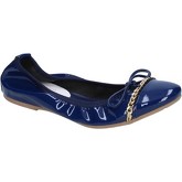 Crown  ballet flats patent leather BZ948  women's Shoes (Pumps / Ballerinas) in Blue