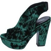 David Haron  sandals velvet  women's Sandals in Green