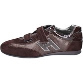 Hogan  Sneakers Suede Leather OLYMPIA  women's Shoes (Trainers) in Brown