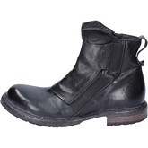 Moma  Ankle boots Leather  women's Low Ankle Boots in Black