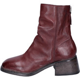 Moma  Ankle boots Leather  women's Low Ankle Boots in Bordeaux