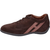 Hogan  Sneakers Suede  women's Shoes (Trainers) in Brown