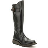 Fly London  Mol 2 Rug Womens Black Boots  women's High Boots in Black
