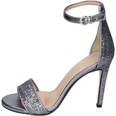 Bottega Lotti  Sandals Glitter Synthetic leather  women's Sandals in Silver