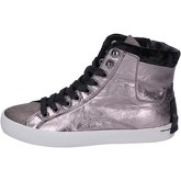 Crime London  Sneakers Leather  women's Shoes (High-top Trainers) in Pink