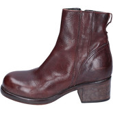 Moma  Ankle boots Leather  women's Low Ankle Boots in Brown