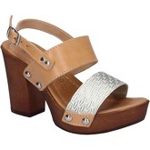 Made In Italia  sandals platinum leather BY516  women's Sandals in Brown