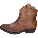 Impicci  ankle boots leather  women's Low Ankle Boots in Brown