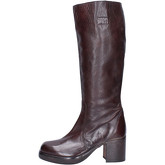 Moma  Boots Leather  women's High Boots in Brown