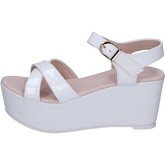 Solo Soprani  sandals patent leather synthetic leather  women's Sandals in White