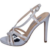 Francescomilano  sandals textile patent leather  women's Sandals in Silver