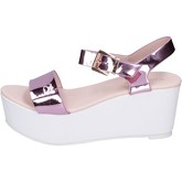 Solo Soprani  sandals patent leather  women's Sandals in Pink