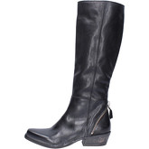 Moma  Boots Leather  women's High Boots in Black