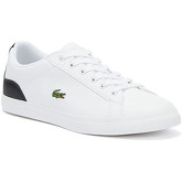 Lacoste  Lerond 120 1 Junior White / Black Trainers  women's Shoes (Trainers) in White