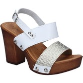 Made In Italia  sandals platinum leather BY515  women's Sandals in White