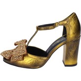 Elena Iachi  Courts Leather Strass  women's Court Shoes in Gold