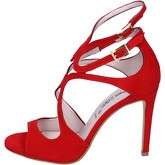 Bottega Lotti  Sandals Synthetic suede  women's Sandals in Red