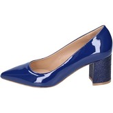 Broccoli  Courts Patent leather  women's Court Shoes in Blue