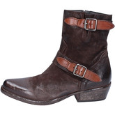 Moma  Ankle boots Suede  women's Low Ankle Boots in Brown