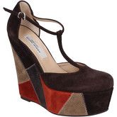 Gianni Marra  wedges suede AK822  women's Sandals in Brown