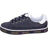 Liu Jo  Sneakers Suede Leather  women's Shoes (Trainers) in Blue