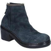 Moma  ankle boots suede BY908  women's Low Ankle Boots in Blue
